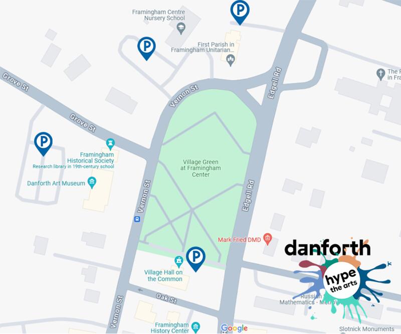 Map showing available parking