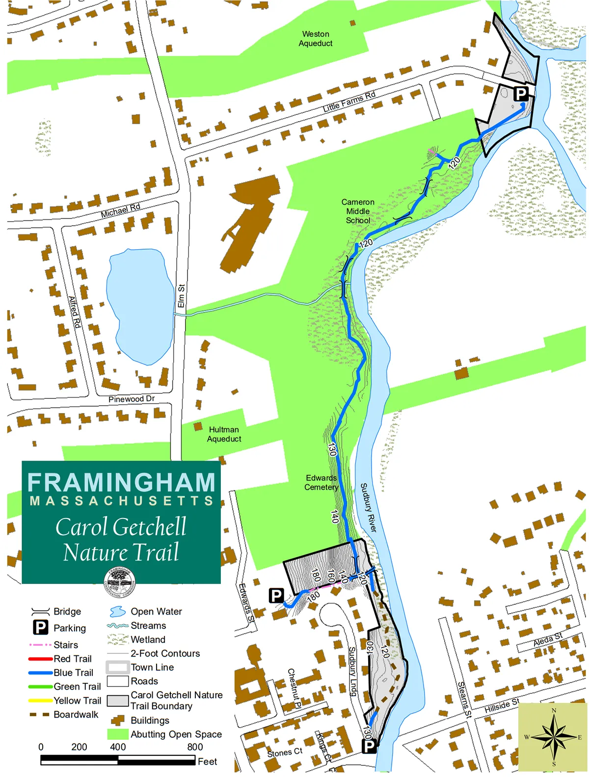 Map of the Getchell Trail