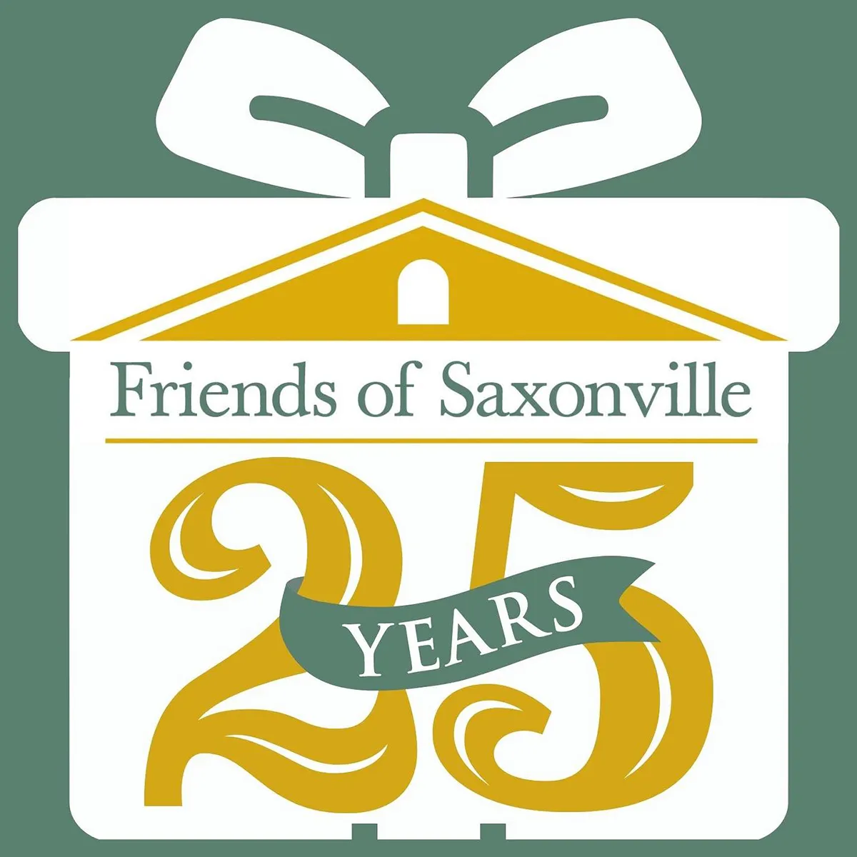 Friends of Saxonville 25 Years logo