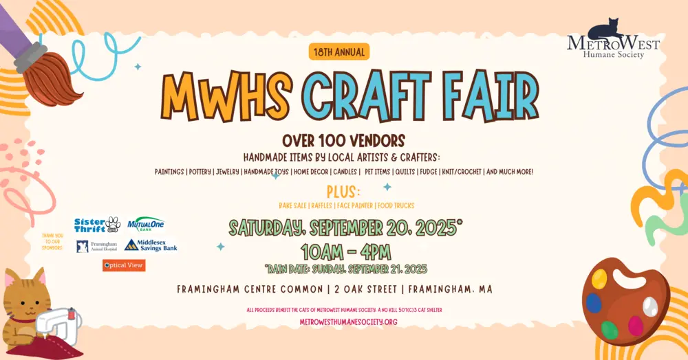 Promotional poster with info about the fair